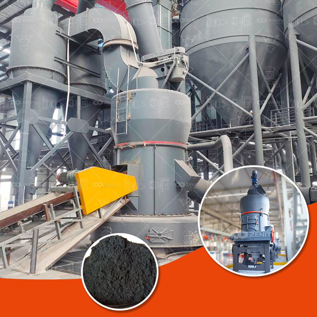 MTW European Trapezium Mill internal structure showing grinding rollers and classifier
